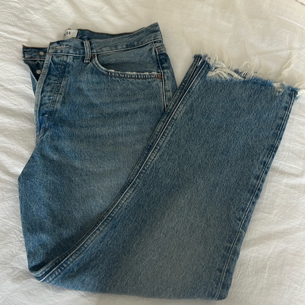 Agolde Riley High Rise Crop Jeans Size 29 NWOT